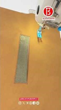 How to make a single-sided pocket