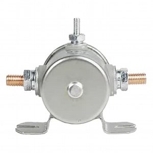 12VDC 200A Continuous Duty Solenoid Relay 3-Terminal Heavy Duty for Winch, Marine, Golf Carts - Replaces Trombetta 24106, SPST, Zinc Plating (Fits 9341215010, 97240-X, 70091714, ATU120)