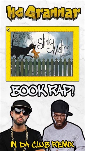 MC Grammar on Instagram: "🐈‍⬛ Slinky Malinki Book Rap 🔥 Back with another classic book rap, and this time it’s Lynley Dodd’s super story. Enjoy reading and rapping along. 😎 • #mcgrammar #lynleydodd #slinkymalinki"
