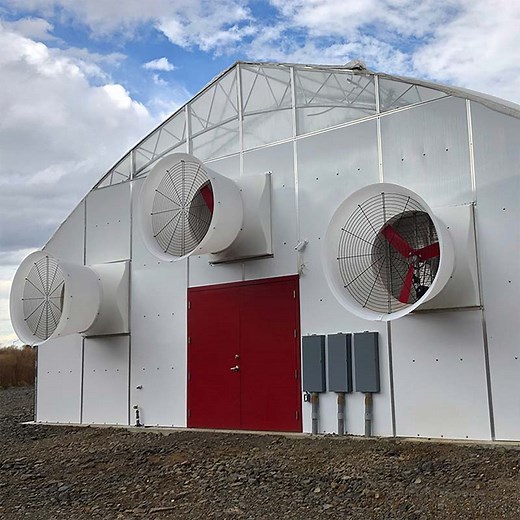 40' Foot Wide Engineered Greenhouse, Interior Auto Blackout by Fullbloom Light Dep