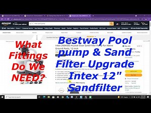 Intex Sandfilter & Pump Upgrade for Bestway pools Product Links Below