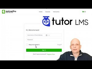 Tutor LMS Login Page How To Create