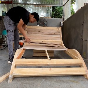 740K views · 7.6K reactions | Create A Bed With A Special And Unique Style | Woodworking Skill | Facebook
