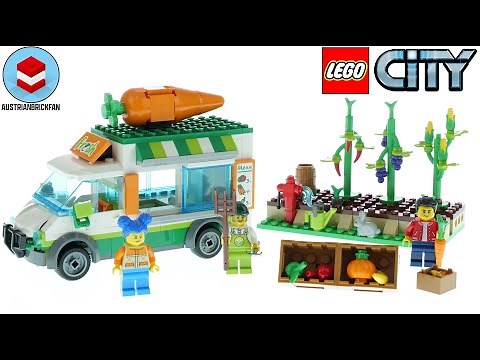 LEGO City 60345 Farmers Market Van Speed Build