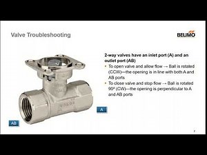 Belimo Actuator and Valve Troubleshooting