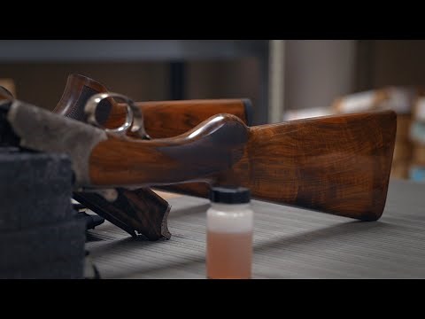 Maintaining A Hand Rubbed Oil Finish Gun Stock: Caesar Guerini shotguns