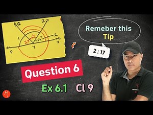 Class 9 | Chapter 6 | Exercise 6.1, Question 6 Solution | NCERT