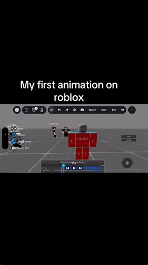 My First Animation on Roblox