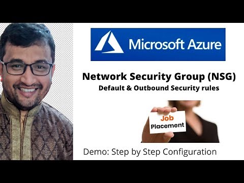 Azure NSG - Default Rules and outbound security rule configuration