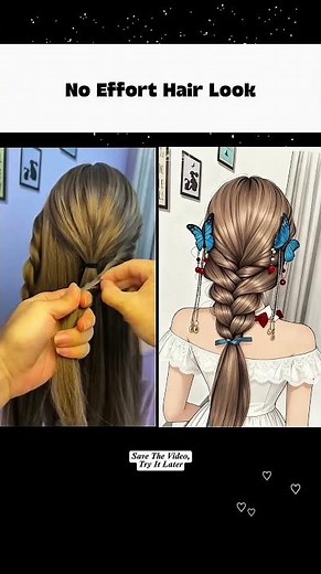 How to Do a Fishtail Braid-Simple Braided Hairstyle Tutorial 😍