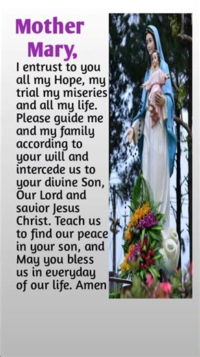 Mother Mary Our help #jesus #powerfulprayer
