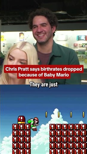 Fun Fact: Baby Mario & Baby Luigi were the reason birthrates dropped in 1995. #supermariomovie #ign