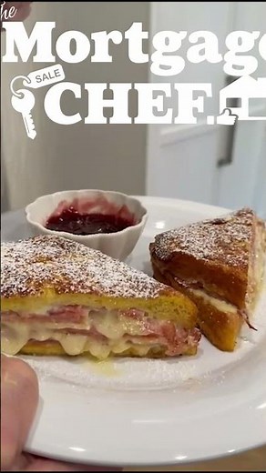 Homemade Monte Cristo Sandwich Recipe #shorts