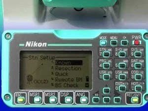 Resection using Total station