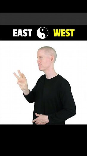 ❤️ How to sign EAST vs WEST in ASL.