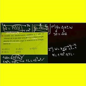 FÍSICOQUÍMICA PreU, 4° y 5° Sec. - Termodinámica- Ejercicio Básico Parte 2. #termodinámica #física