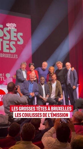Les Grosses Têtes à Bruxelles : revivez l’émission dès maintenant sur rtl.fr et l’application #RTL, et sur Paris Première le 13 octobre à 21H 📻🇧🇪 | Les Grosses Têtes - RTL