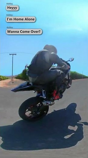 when she says she's home alone...