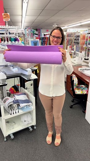 Embroider a yoga mat with Kelsey on the Brother PR1055x 10 needle embroidery machine! @brothersews #sewing #embroidery #create #sewingtiktok #quiltersoftiktok #diy #sewingforyoupage #embroiderytutorial #embroideryforyou #smallbusiness #smallbusinessowner #smallbusinesscheck #brothersews
