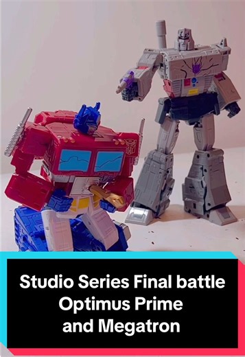 The Ultimate Final Battle between these Titanium Titans was both Epic and Brutal! Special thanks to @APPLE_G for gifting me this Megatron. @TransformersOfficial #transformers1986 #transformers #studioseries #foryoupageofficiall #foryoupage