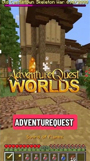 AdventureQuest Worlds Heavily Inspired my Minecraft Server #aqworlds #alomasreborn #minecraft