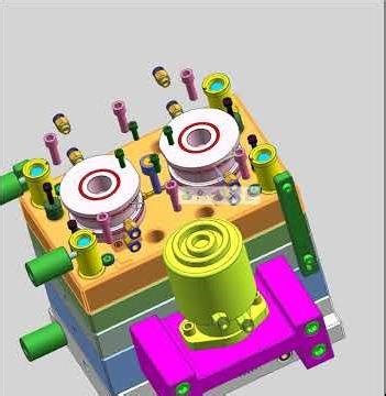 塑料螺纹盖子模具 plastic screw cap mold