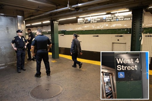 Two Bronx men arrested after rush hour knife duel in Manhattan subway station