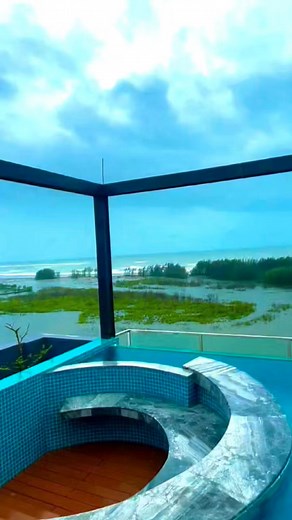 Weather 💙💙💙💙💙💙💙 Views from our rooftop infinite Pool Best Western Plus Bay Hills by Goldsands Hotels & Resorts Ltd. Cox's Bazar. | F Alam Shovon