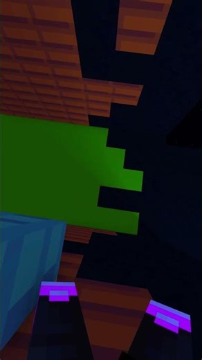 JJ is trapped in a glitch... 😳 - MAIZEN Minecraft Animation #minecraft #shorts