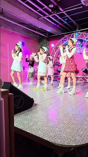 エプロンと三角巾でライブしたよ #原宿アイドル #小学生アイドル #jsアイドル
