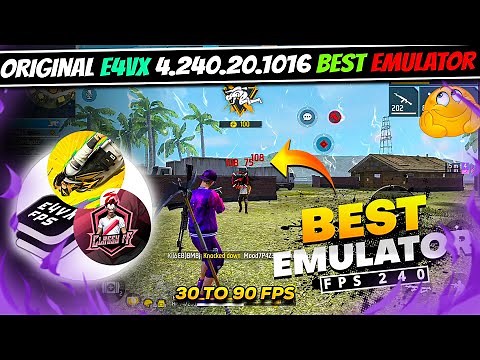 Original e4vX 4.240.20.1016: Best Bluestacks Lite Emulator for Low End PC | Crash Fixed | 600++ FPS