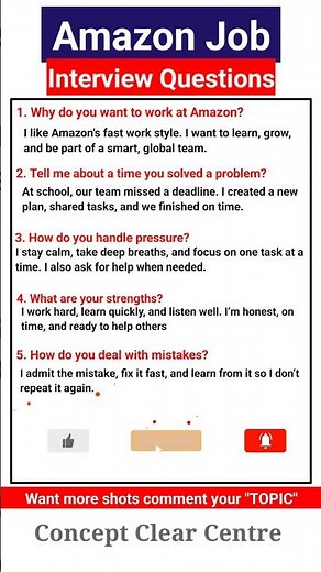 Amazon Job Interview Questions and Answers to ace your Dream Job
