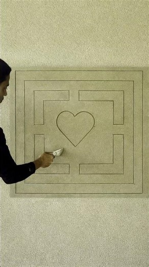 3D Cememt Wall Masterpiece 😮👌. #vairalshort #youtubeshorts #art