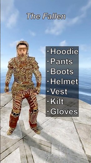 Rust The Fallen Armor Set