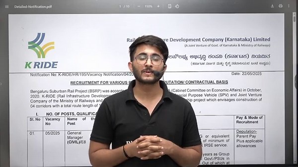 Govt. Of Karnataka Recruitment 2025 Through GATE | Sr Executive Engineer | Detailed Notification Out