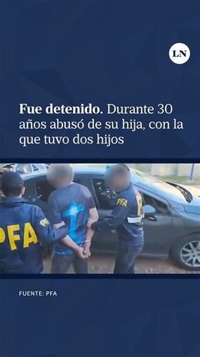 Durante casi 30 años fue abusada por su padre. Los ataques sexuales comenzaron cuando tenía 6 años y se producían en la casa del partido bonaerense de Pilar, donde víctima y victimario convivían con el resto de la familia. Como consecuencia de los abusos fue madre dos veces. Recién pudo contar su calvario a los 35 años, cuando se puso en pareja. Entonces se animó e hizo la denuncia. El agresor sexual, de 59 años, fue detenido por detectives del Departamento Federal de Investigaciones (DFI) de la