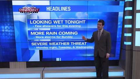 Chance of severe weather next week