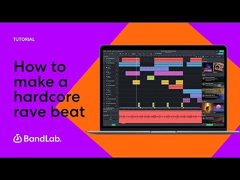 How to make a hardcore rave beat using BandLab's free web Mix Editor (BandLab Tutorial)
