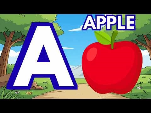 ABC phonic song 🌈🍎| Fun & Easy| phonetic pronunciation of english alphabet| ABC song nursery rhymes
