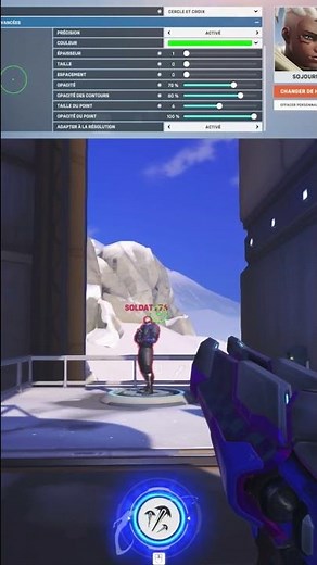 CHOISIR SON RÉTICULE (CROSSHAIR) sur Overwatch 2 TUTO OW2 FR #overwatch2 #ow2 #overwatch