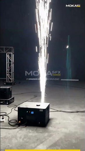 MK-E23 Cold Sparker | 10M Safe Indoor & Outdoor Sparks | Unboxing & Demo #stagedesign #weddingvibes