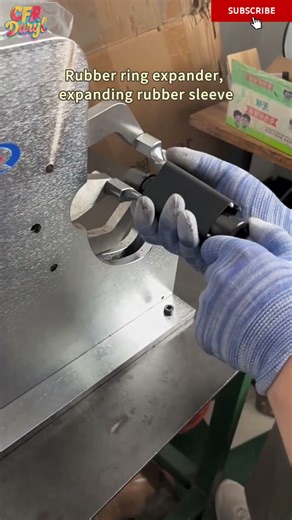 Rubber ring expander, expanding rubber sleeve
