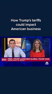 CNBC's Lori Ann LaRocco discusses the deeper impact tariffs could have on American businesses and companies beyond the stock price. Find more: cnb.cx/3Qn05O5 | CNBC