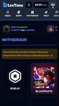 blox.time the best way to get perm fruit or robux in #bloxtime Rusty_2506