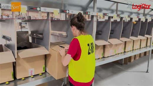 Logistar Split Tray Sorter - Sorting Fashion | DistriSort