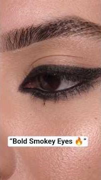 Bold Smokey Eye Makeup Tutorial 🔥 | Brown Eyes Glam Look