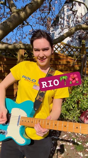 'Rio' Guitar Cover- Duran Duran #80s #femaleguitarist #rock #cover #cool