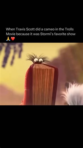 Rap News 💿 on Instagram: "When Travis Scott had a cameo in the Trolls movie 🙏😂 Back In 2020, travis made a fun cameo in the movie Trolls World Tour, appearing briefly as part of the film’s star-studded voice lineup. Then in 2021, he went on to voice a dinosaur-like character called Rhyme-asaurus in the holiday special Trolls: Holiday in Harmony. But the real story isn’t just the roles, it’s why he did them. Travis explained his involvement was inspired by his daughter Stormi’s love for the fr
