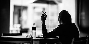 Wait, you can still smoke in an American office?