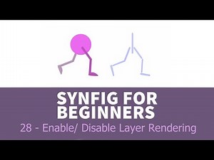 Synfig for beginners: 28 - Enable or Disable Layer Rendering
